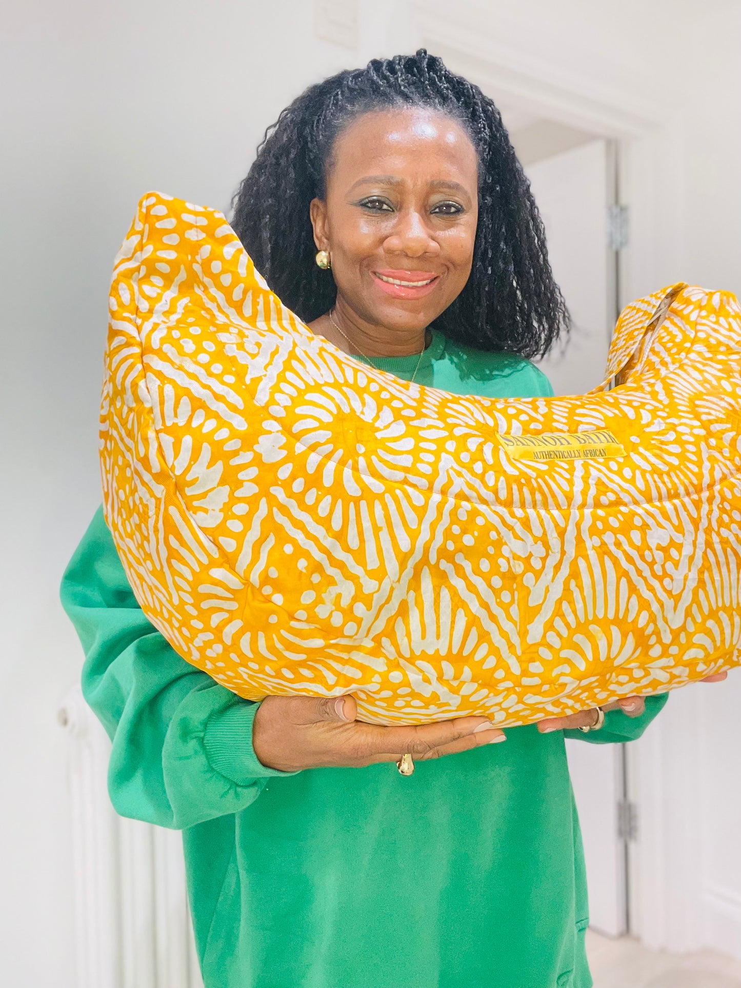 New arrival - Kabonde Batik Quilted JumboXL Boat Bag