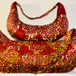 New - Yekomo Batik Quilted JumboXL Crossover Boat Bag Set