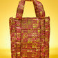 Kagonde Batik Quilted Zipper Tote