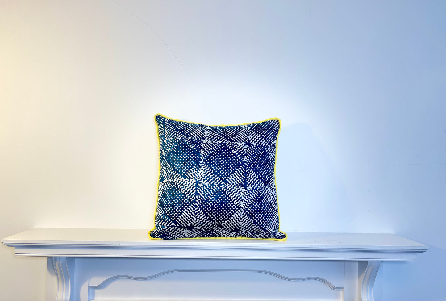 New - Large Malen Batik Quilted Luxe Cushion