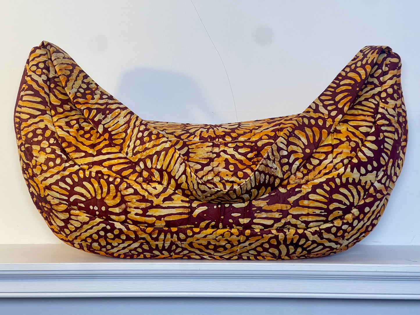 New - YEKOMO Batik Quilted JumboXL Crossover Boat Bag
