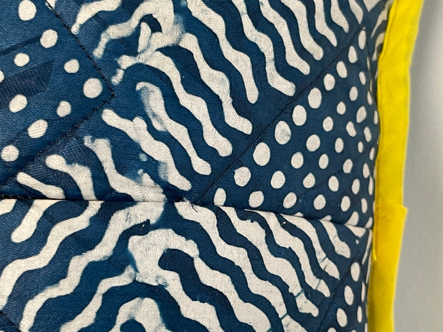 New - Large Malen Batik Quilted Luxe Cushion