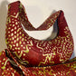 New-Yekomo Batik Quilted Small Underarm Boat Bag