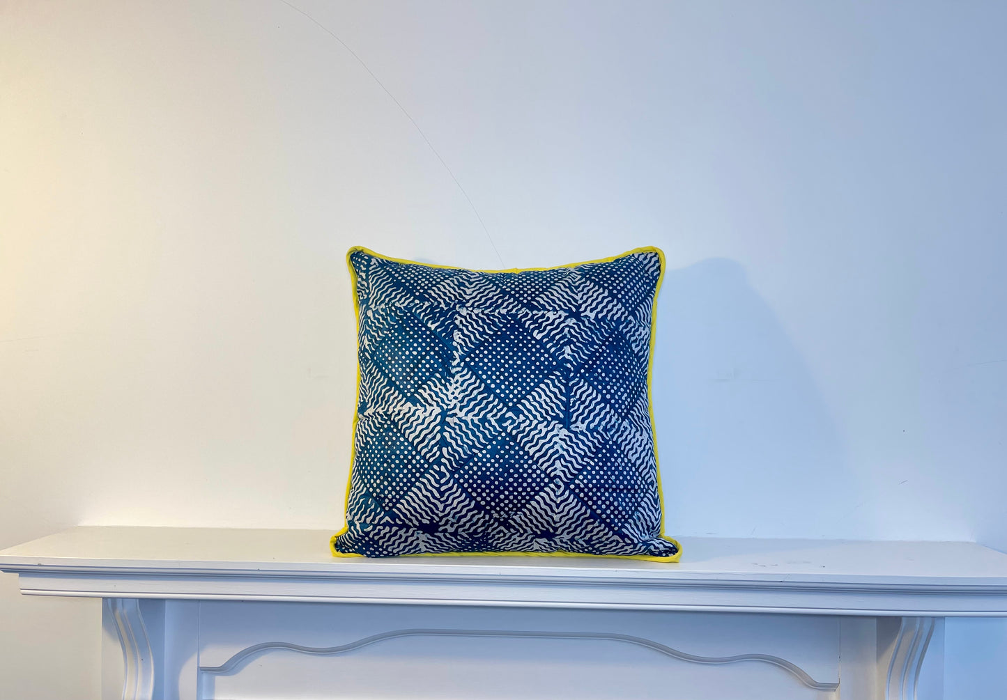 New - Large Malen Batik Quilted Luxe Cushion