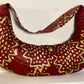 New-Yekomo Batik Quilted Small Underarm Boat Bag