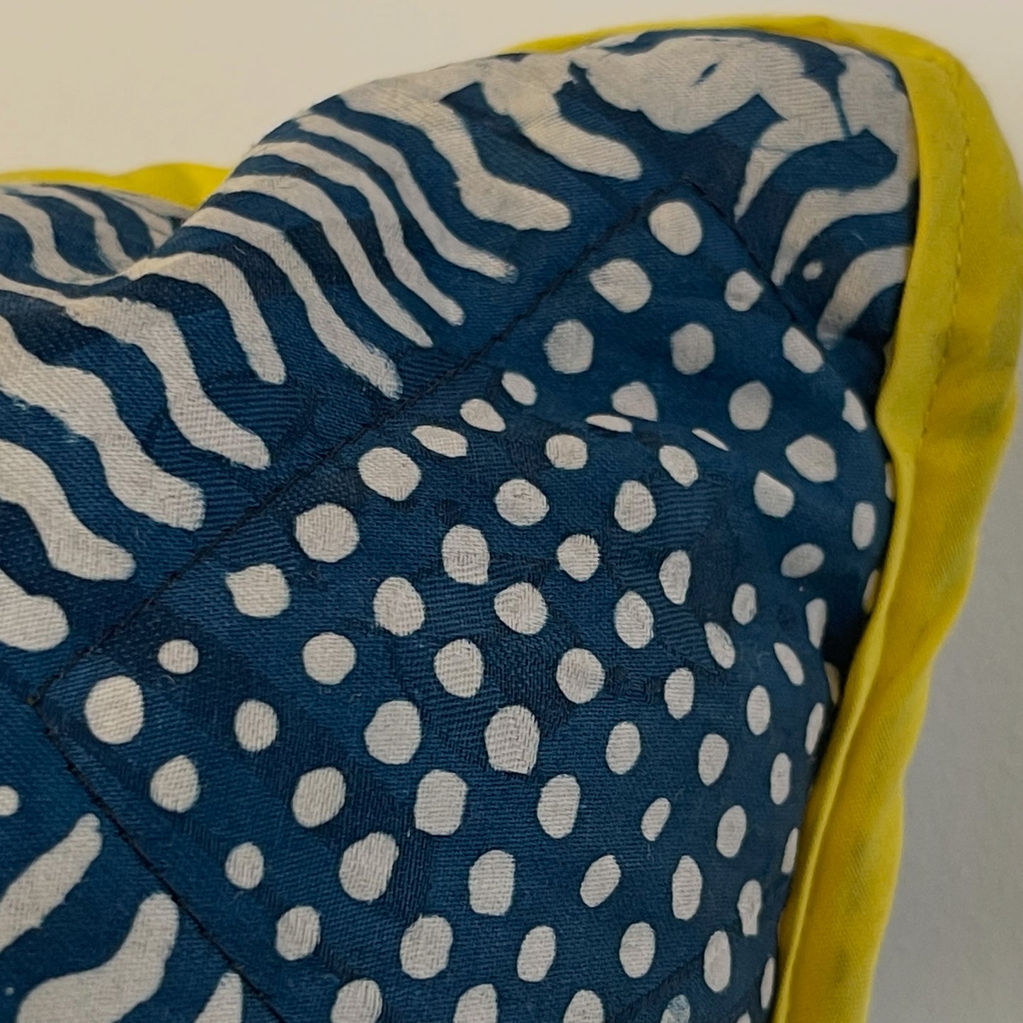 New - Large Malen Batik Quilted Luxe Cushion