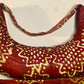 New-Yekomo Batik Quilted Small Underarm Boat Bag