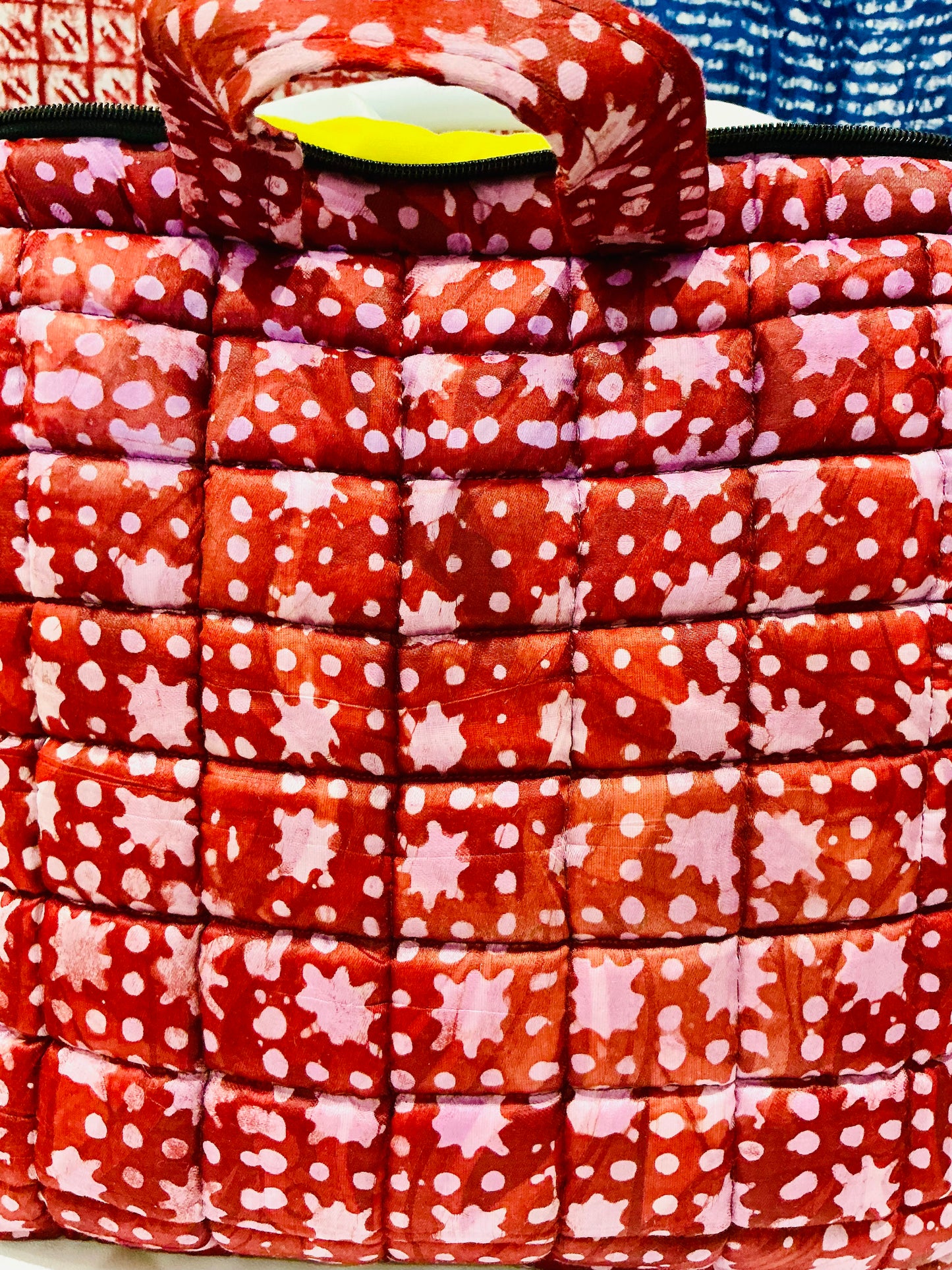 Barri Batik Quilted Small Tech Case