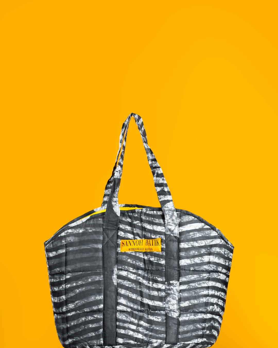 Malen Batik Quilted Open Tote
