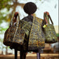 Malen Batik Quilted Open Tote