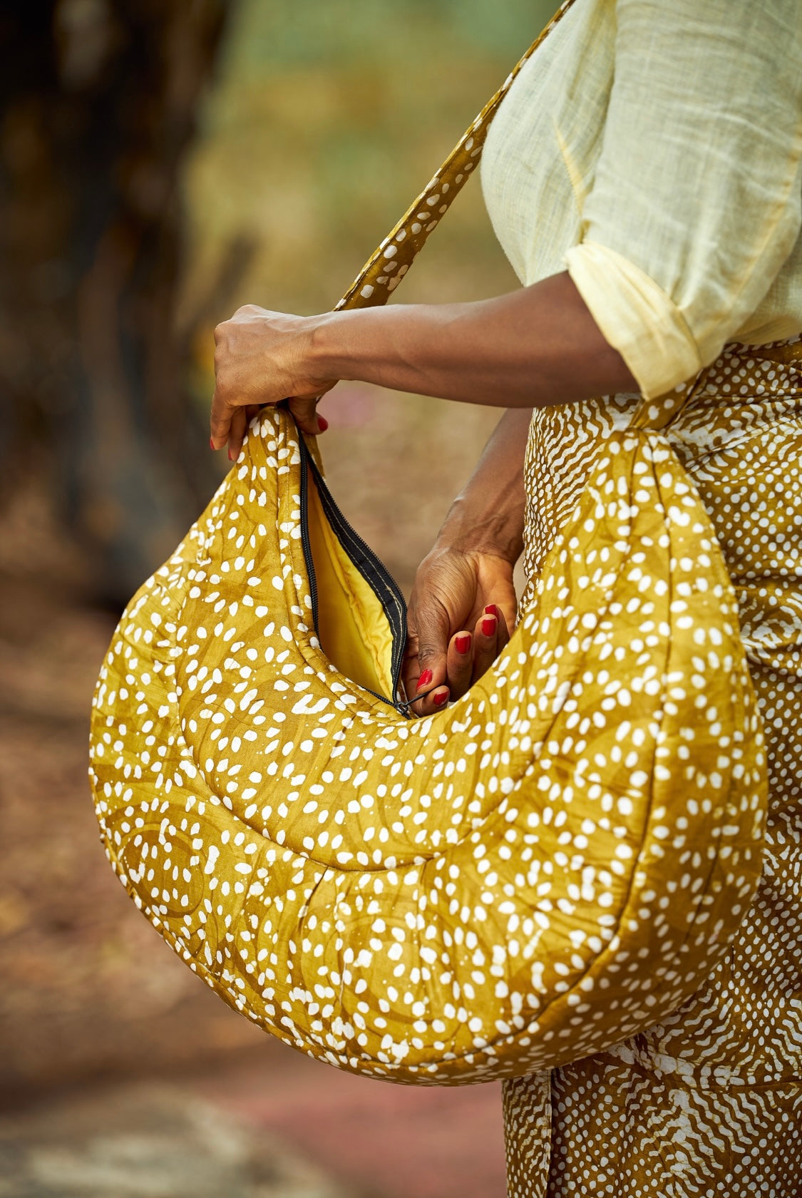 Kabonde Batik Quilted Jumbo Boat Bag