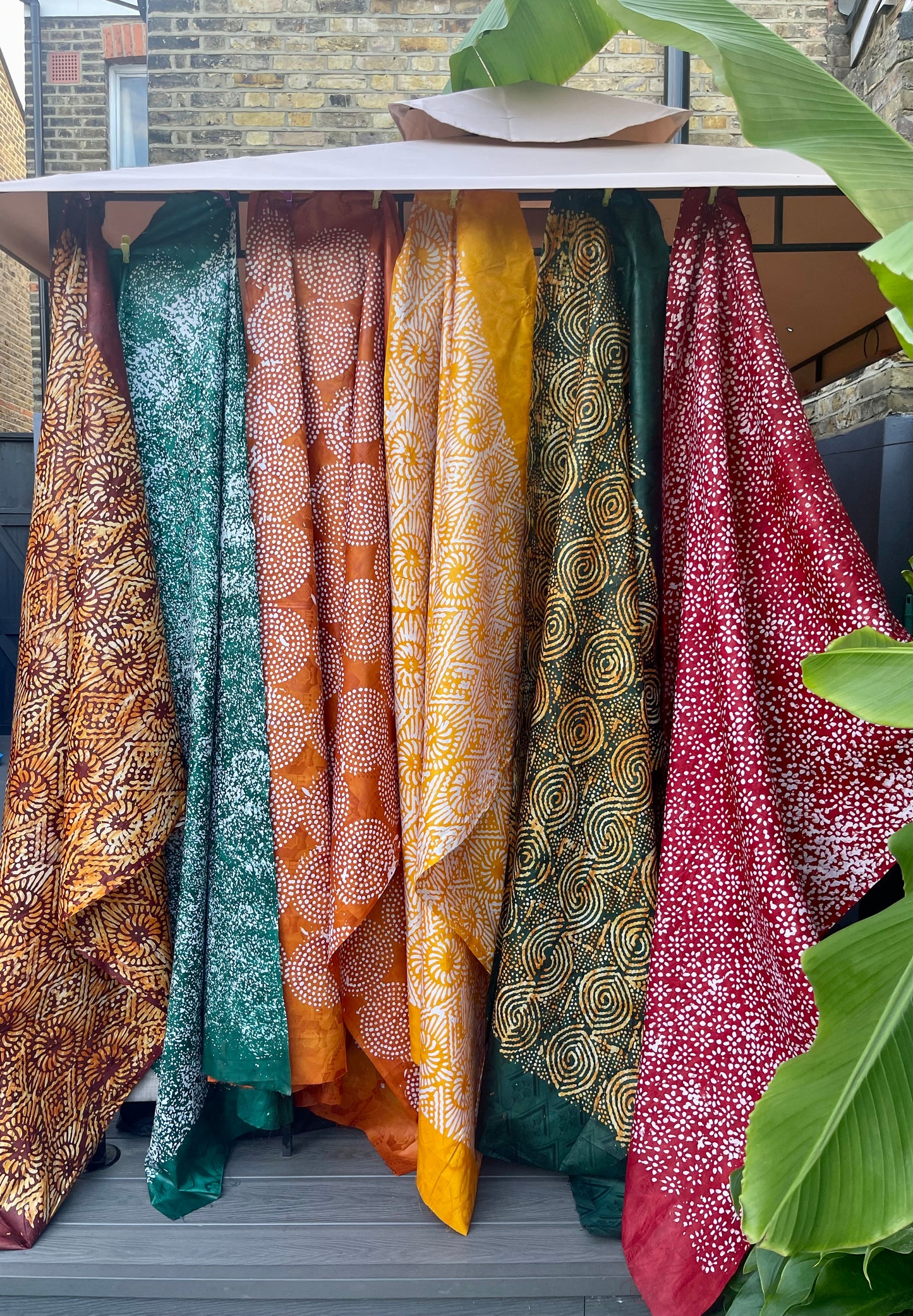 Pujehun Chiefdoms Trio — handmade batiks by SANNOH BATIK