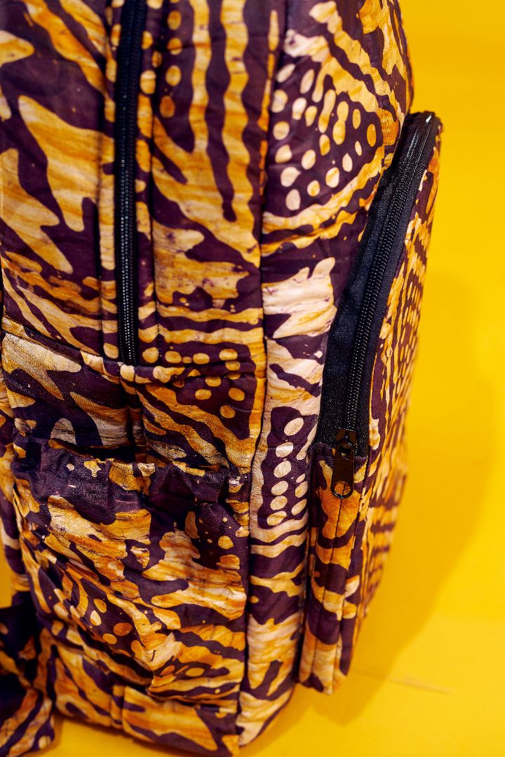 Sowa Batik Quilted Backpack