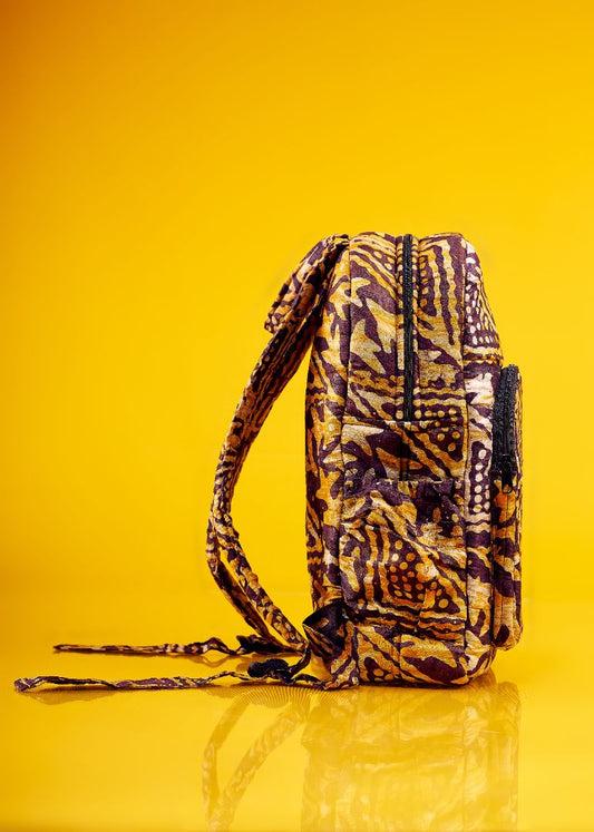 Sowa Batik Quilted Backpack