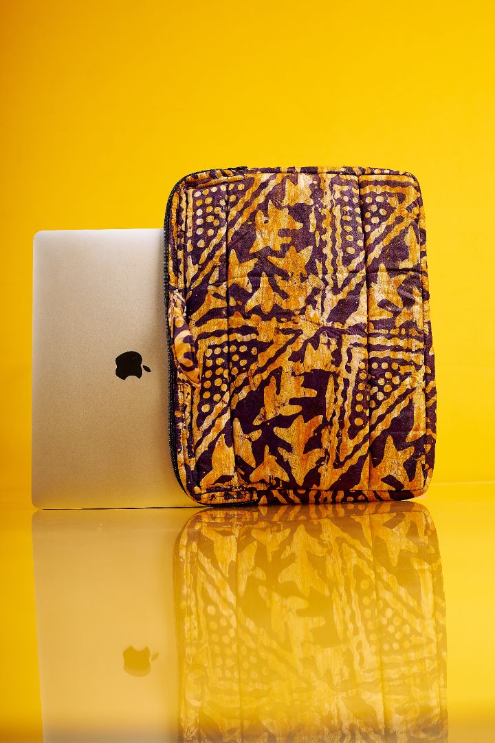 Barri Batik Quilted Laptop Case