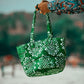Peje Batik Quilted Zipper Shoulder Bag