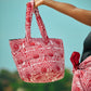 Peje Batik Quilted Zipper Shoulder Bag